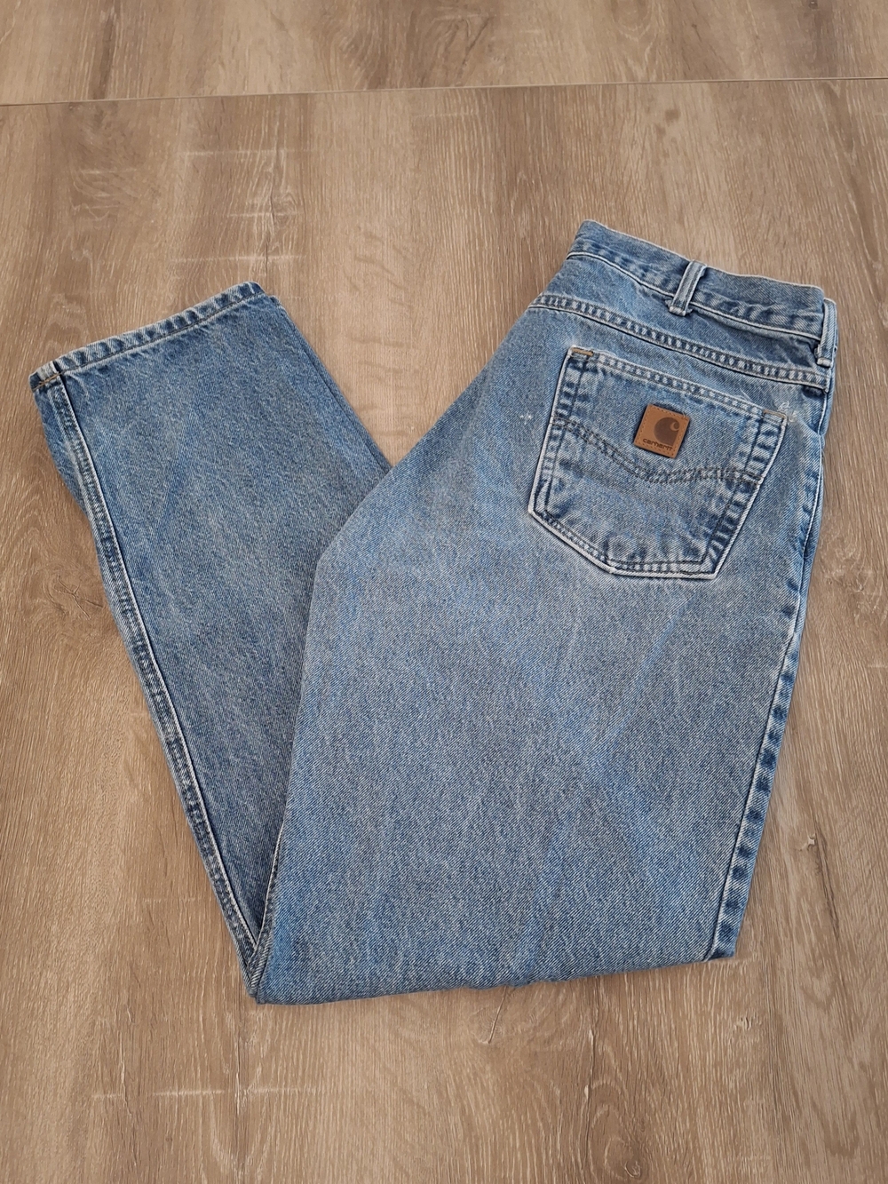 Carhartt B17-DST Relaxed Fit Jeans Men's 36x32 Medium Wash Workwear